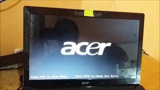 Como Formatar Um Notebook Acer Completo [upl. by Tryck]