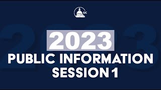 GIC 2023 Public Information Session 1 [upl. by Innis548]