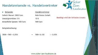 Handelsreisender vs Handelsvertreter [upl. by Cilka607]