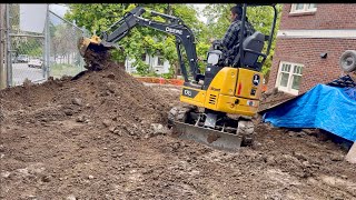 Grading and Backfilling With A Mini Excavator [upl. by Meares]