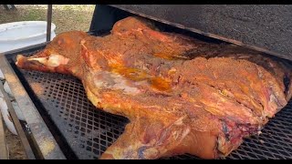 Cooking A Whole Hog Step By Step [upl. by Ardith]