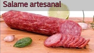 Como Fazer um Salame Artesanal [upl. by Alemac]