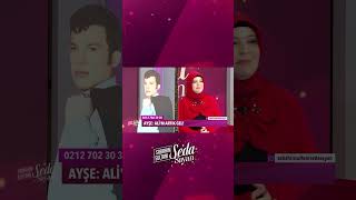 Ayşeden Aliye Aşk Çağrısı  Sabahın Sultanı Seda Sayan shorts [upl. by Hcire]