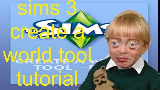 sims 3 how to install the create a world tool [upl. by Papp]