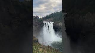 Beautiful Waterfall SNOQUALMIE FALLS Washington State [upl. by Demetria]