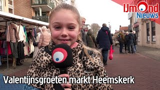 Valentijnsgroeten markt Heemskerk [upl. by Nylyahs]