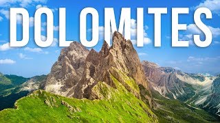 Dolomites Italy  Hiking and Biking through Unesco Mountains [upl. by Kellen986]