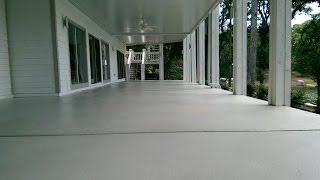 Decorative Concrete Resurfacing Patio Deck Lake of the Ozarks MO [upl. by Ylro810]