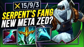 Serpents Fang is kinda strong on Zed [upl. by Jaynes840]