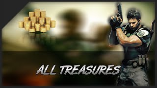 Resident Evil 5  All TreasuresGuide Location  60FPS [upl. by Tifanie]