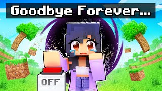 Aphmau TURNED OFF Minecraft FOREVER [upl. by Garett]