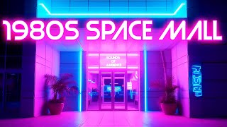 1980s Space Mall Space Synthwave Chillwave  Vaporwave Ambience Relaxing Chill Study Sleeping [upl. by Geffner]