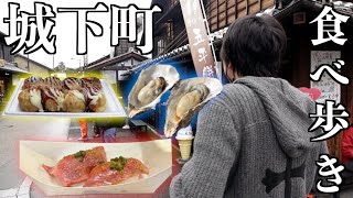 城下町で食べ歩きしてみた [upl. by Botsford]