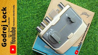 Godrej Door Lock Pentabolt Aries 6363 Unboxing and Review HWI [upl. by Lenra]