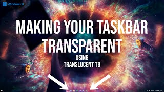 How to ClearCenter Taskbar Icons  TranslucentTB [upl. by Lal185]