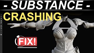 Substance Painter Bake Crash FIX [upl. by Fasa]