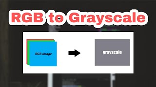 Convert RGB Images to Grayscale image from scratch using python  python for beginners [upl. by Ahsaetan]