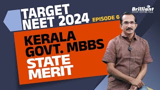 TARGET NEET 2024  Kerala Gov MBBS  State Merit [upl. by Dugan]