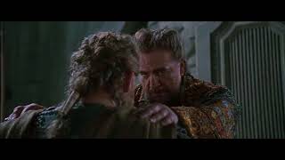 Agamemnon talks to Menelaus  Troy Directors Cut HD [upl. by Kenlay640]