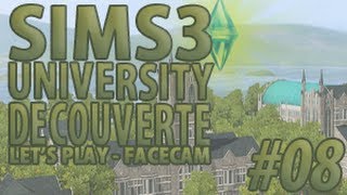 UN VOLEUR ET DU FEU  D  Lets play the Sims 3  University  Part 08 [upl. by Lipinski]