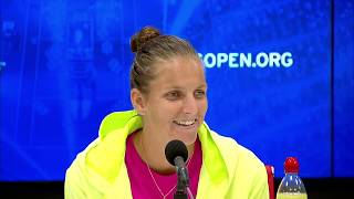 Karolína Plíšková quotIm not going to give up on any pointquot  US Open 2019 R2 Press Conference [upl. by Nac45]