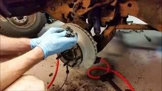 Chevy GMC 34 Ton K2500 4WD Removing Front Rotor  Hub 1988 to 1998 [upl. by Hemminger217]