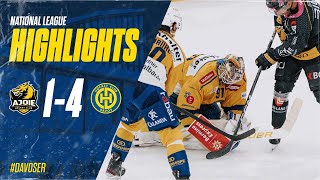 Highlights HC Ajoie vs HC Davos 14 [upl. by Idurt]