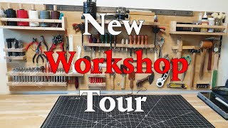 New Workshop Tour See My Leatherworking Setup and Tools for Crafting Success Shop Tour 2023 [upl. by Nosnehpets]