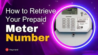 How to Check Your Prepaid Electricity Meter Number [upl. by Dloreh890]