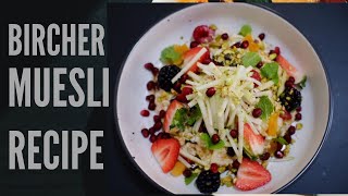 How to make Bircher Muesli  Easy Bircher Muesli Recipe  Yến Mạch cho bữa sáng [upl. by Katalin368]