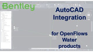 AutoCAD Integration for WaterCAD WaterGEMS and HAMMER [upl. by Floss]