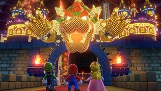 Super Mario 3D World  All Final Castles 3 Player [upl. by Grimes638]