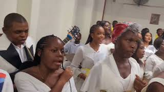 Santu wa Longo Paroisse Saint Michel Bandal messe samedi Saint 2024 [upl. by Ojeillib]