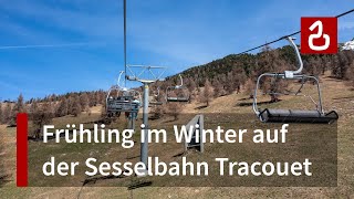 Sesselbahn Prarion  Tracouet Nendaz  4 Vallées [upl. by Imogene964]