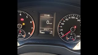 VW Jetta Vento MK6 como habilitar velocimetro digital  How to enable digital speedometer [upl. by Anitnamaid]