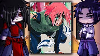 Uchiha Clan React To Sakura Haruno  Gacha Club [upl. by Wallace955]