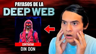 ENTRO A LA DEEP WEB Y CONTRATO AL PAYASO DIN DON 😰 ESTO PASO Free Fire [upl. by Neztnaj]