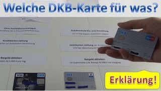 DKB Karten ⇒ Giro oder Visa Card nutzen [upl. by Niarfe]