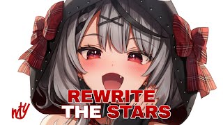 Nightcore  Rewrite The Stars [upl. by Ocsicnarf]