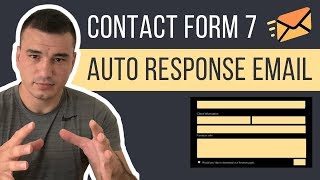 Contact Form 7 Auto Response Email amp Notification Email Settings [upl. by Netnert]