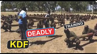 KDF Training in Kenya Moi Barracks Eldoret [upl. by Alikat]