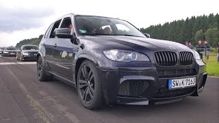 700HP BMW X5M Megan Racing  Start up Revs Acceleration [upl. by Nayra]