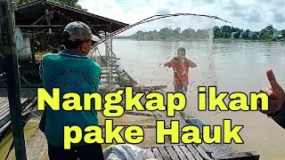 Nangkap ikan pake alat tradisional HAUK [upl. by Arrotal]