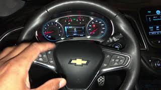 Chevy Malibu  Location of Cruise Control Buttons [upl. by Joerg470]