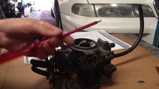 Mitsubishi Astron 4G52 Sigma Carburettor rebuild  Mikuni Solex Part 1 [upl. by Behlke]