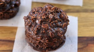 NoBake Chocolate Oatmeal Cookies Recipe [upl. by Eiliah]