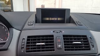 How to Remove Navigation Display from BMW X3 2008 for Repair [upl. by Chester472]