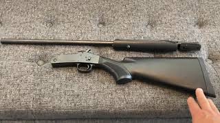 Super budget friendly survival shotgun Savage  Stevens 301 break action single shot in 410 bore [upl. by Ecraep]