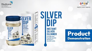 Silver Dip Instant Silver Cleaner Product Demonstration [upl. by Rother]