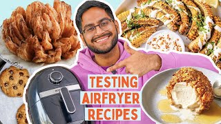 TESTING VIRAL AIR FRYER RECIPES 😱 QUICK AND EASY DO THEY WORK TESTED BY SHIVESH [upl. by Solnit783]